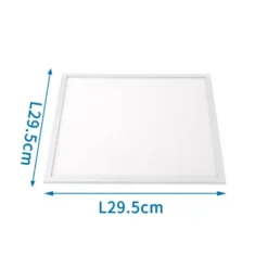 LED Panel 30x30 | 10-Pak | 4000K | 1400lm | 12W | Inkl. Påbygningsramme | GLOW | Hvid