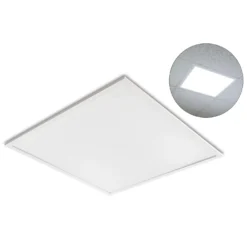 LED Panel 60x60 | 5-Pak | 4000K | 4000lm | 40W | NIRA | Inkl. Påbygningsramme | Hvid