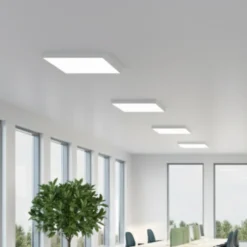 LED Panel 60x60 | 5-Pak | 3000K | 4000lm | 40W | NIRA | Inkl. Påbygningsramme | Hvid