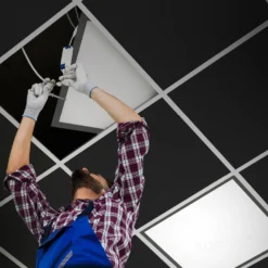 LED Panel 60x60 | 5-Pak | 4000K | 4000lm | 40W | NIRA | Inkl. Troldtektramme | Sort
