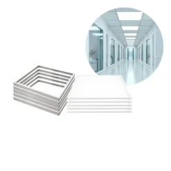 LED Panel 60x60 | 5-Pak | 6500K | 4500lm | 25W | SHINE | Inkl. Påbygningsramme | UGR19