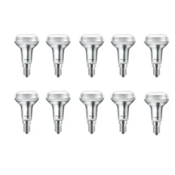 LED Pære | 10-Pak | Philips CorePro | 4,3W | R50 - E14