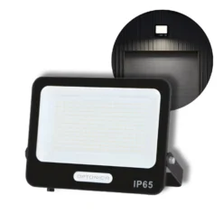 LED projektør | 4000K | 300W | 27000lm | IP65 | Sort