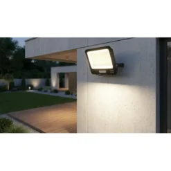 LED projektør | 6000K | 200W | 18000lm | IP65 | Sort
