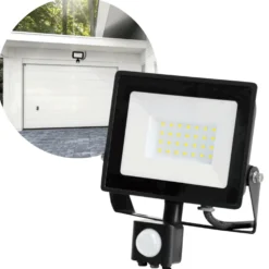 LED Projektør med sensor | 30W | 2505lm | 6500K | IP65