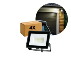 LED Projektør | 4-Pak | 4000K | 2505lm | 30W | IP65
