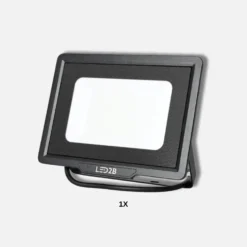 LED Projektør | 4-Pak | 6500K | 4250lm | 50W | IP65 | LED2B MH | Sort