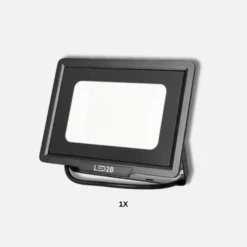LED projektør | 4-Pak | 4000K | 4250lm | 50W | IP65 | LED2B MH | Sort