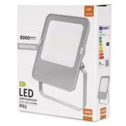 LED Projektør | 4-Pak | 50W | 8000LM | 4000K | IP65