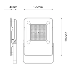LED Projektør | 4-Pak | 100W | 16.000lm | 4000K | IP65