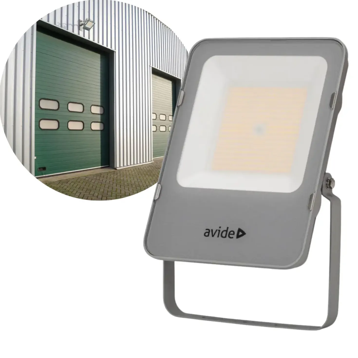 LED Projektør | 4-Pak | 100W | 16.000lm | 4000K | IP65