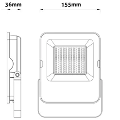 LED Projektør | 50W | 8000LM | 4000K | IP65