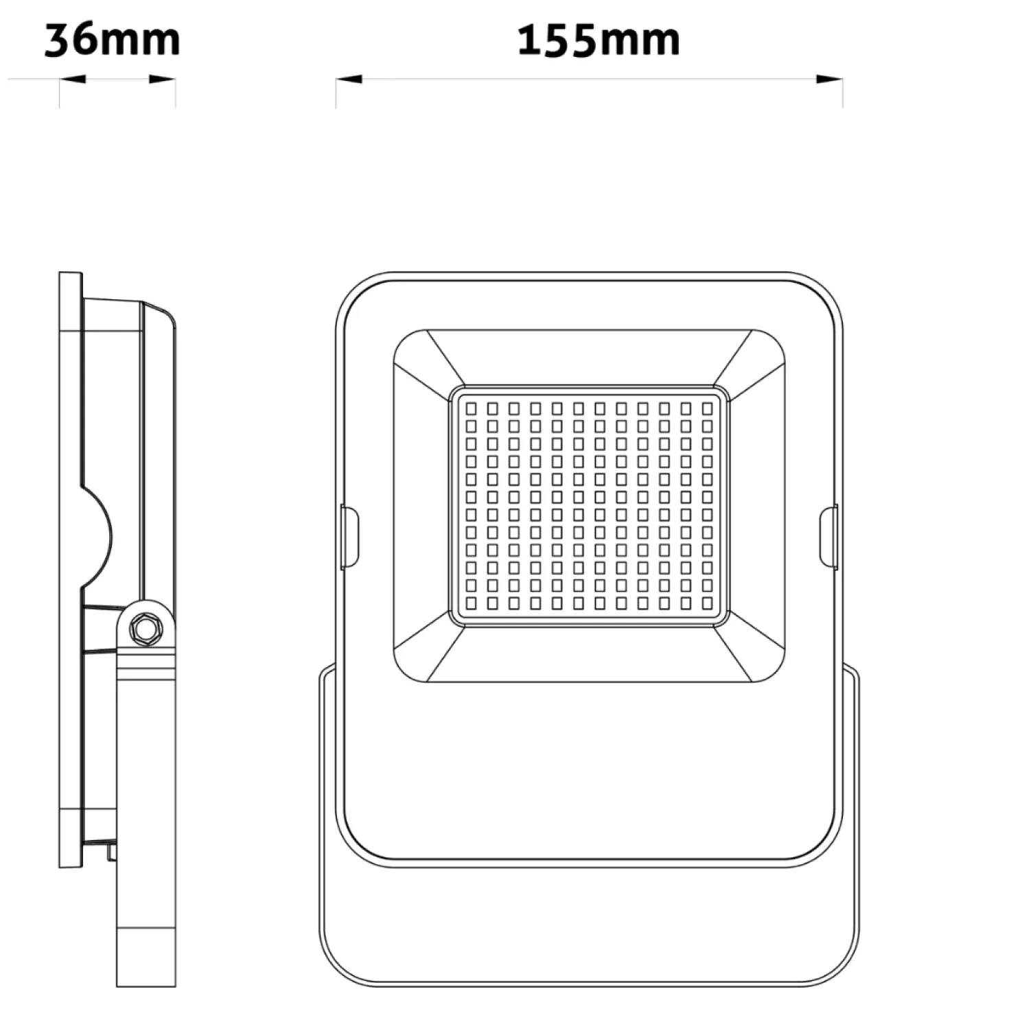 LED Projektør | 50W | 8000LM | 4000K | IP65