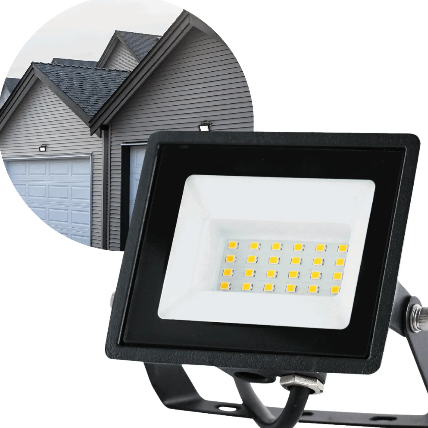 LED Projektør | 20W | 1620lm | 4000K | IP65