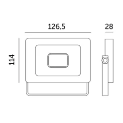 LED Projektør | 20W | 1620lm | 6500K | IP65