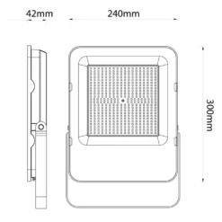 LED Projektør | 150W | 24.000LM | 4000K | IP65