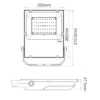 LED Projektør | 50W | RGB+CCT | Zigbee 3.0 | FUTT02Z