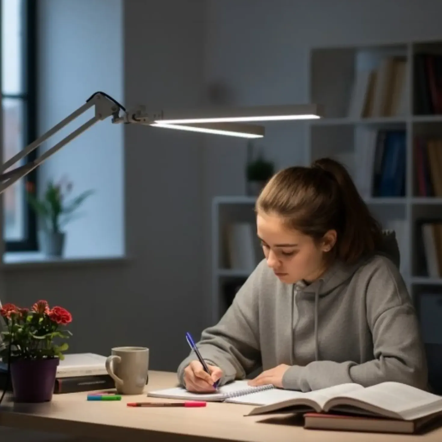 LED Skrivebordslampe | 3CCT | 1400lm | 28W | TENUIX | Hvid