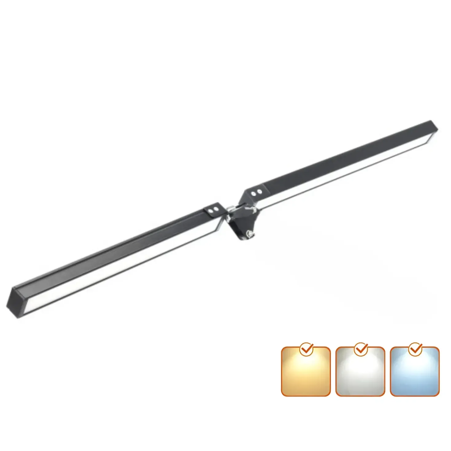 LED Skrivebordslampe | 3CCT | 1400lm | 28W | TENUIX | Sort