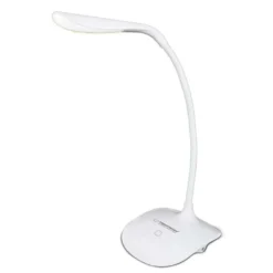 LED Skrivebordslampe | USB Lampe | Batteri Lampe | Dæmpbar | Trådløs | Hvid