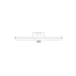 LED Skærmlys Lampe | Monitorlampe | 230lm | 5W | LUME-IQ | Sort