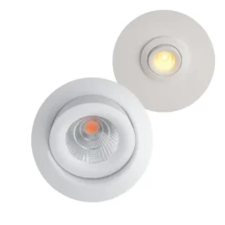 LED Spot | ISO Lavprofil i 10 stk. pakke | Hvid | 3000K | 6W | IP54