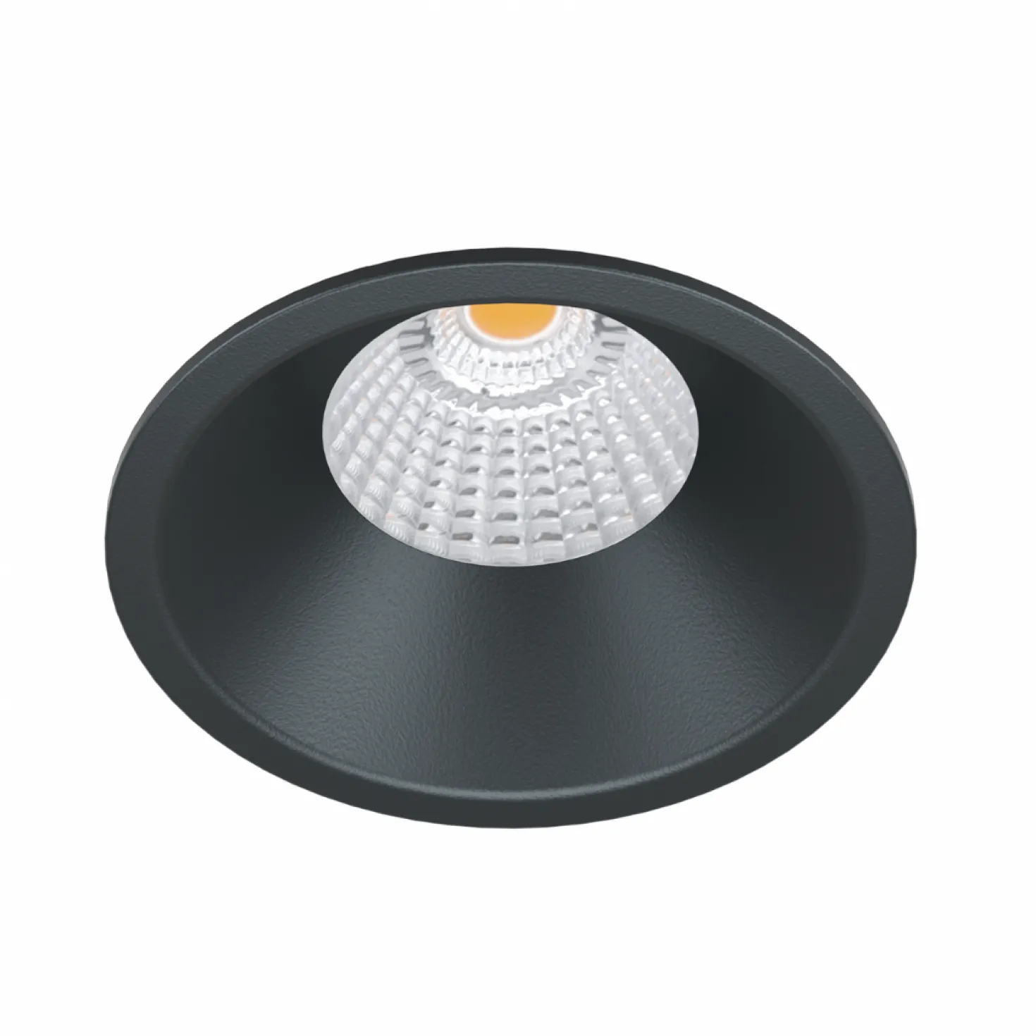 LED Spot | ISO Lavprofil | 3000K | 7W | IP54 | Sort