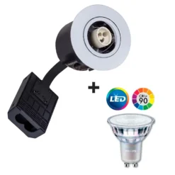 LED Spot | Philips Ra90 | VENTA | Mat Hvid | Gu10 230V (Dæmpbar)