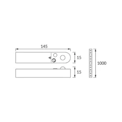 LED strip på batteri | Med sensor | 2W | 4100K | 1M