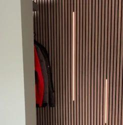 LED til Akustikpanel | Alt-i-en | 3000K | 4x60cm | 10x10mm | Inkl. Fjernbetjening