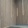 LED til Akustikpanel | Alt-i-en | 3000K | 4x120cm | 10x10mm | Inkl. Fjernbetjening