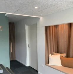 LED til Akustikpanel | Alt-i-en | 3000K | 8x60cm | 10x10mm | Inkl. Fjernbetjening
