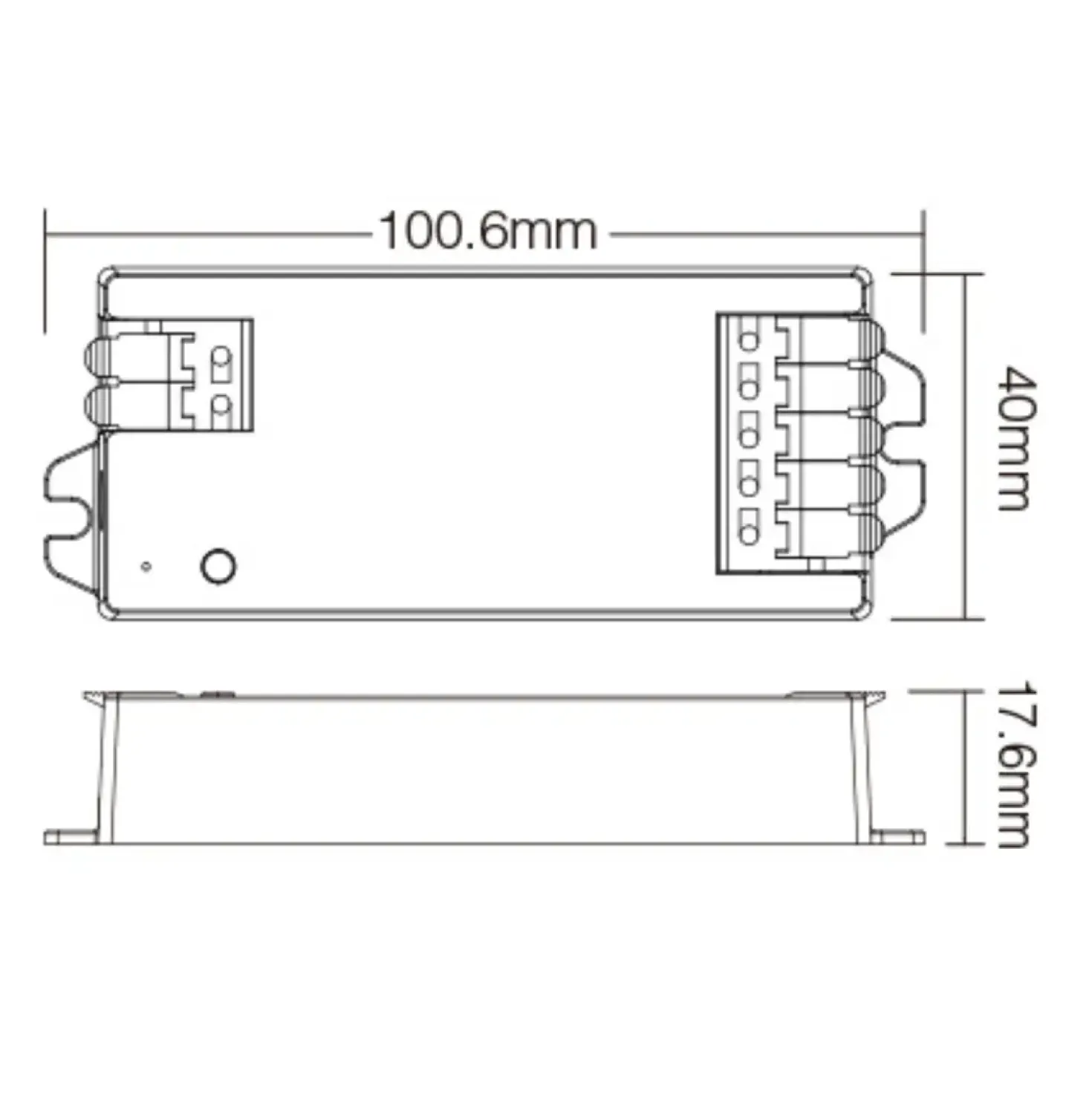 LED til Akustikpanel | CCT | 120cm | Inkl. Fjernbetjening, Controller & Profil