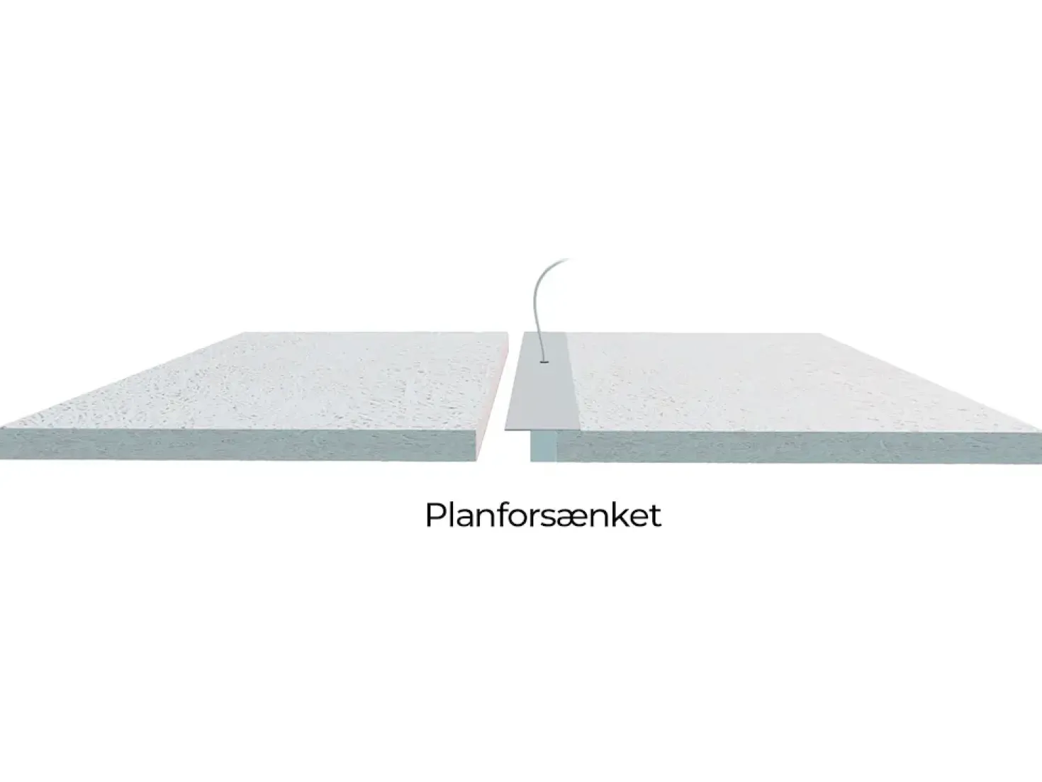 LED Troldtekt Skinne 60cm | 3000K | 1400lm | 17W | PureLED | Sort