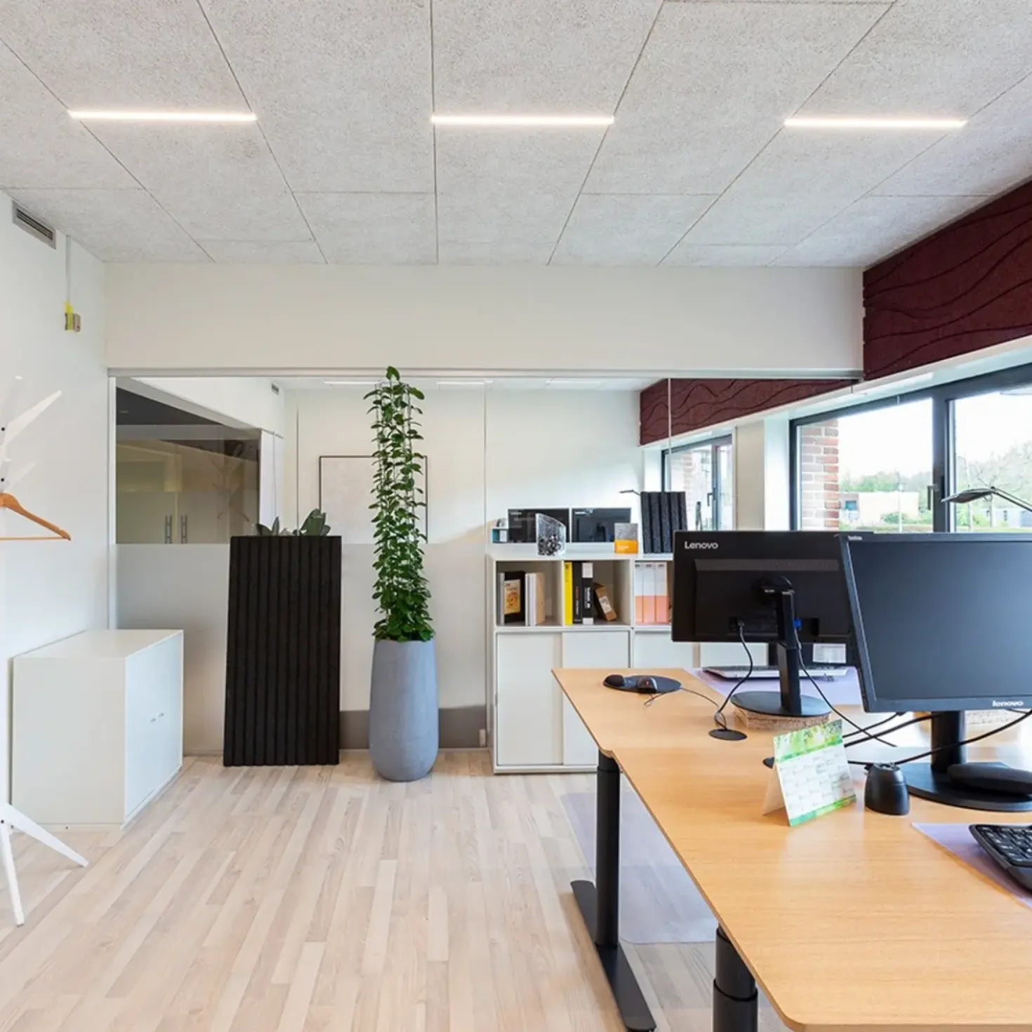 LED Troldtekt Skinner 60cm | 3 stk. Sæt | Inklusiv kabler, driver og 3-splitter | 3000K | PureLED | Hvid