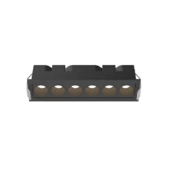 Lineært LED Indbygningsspot | 3CCT | 650lm | 9W | Linex LN6 | Sort