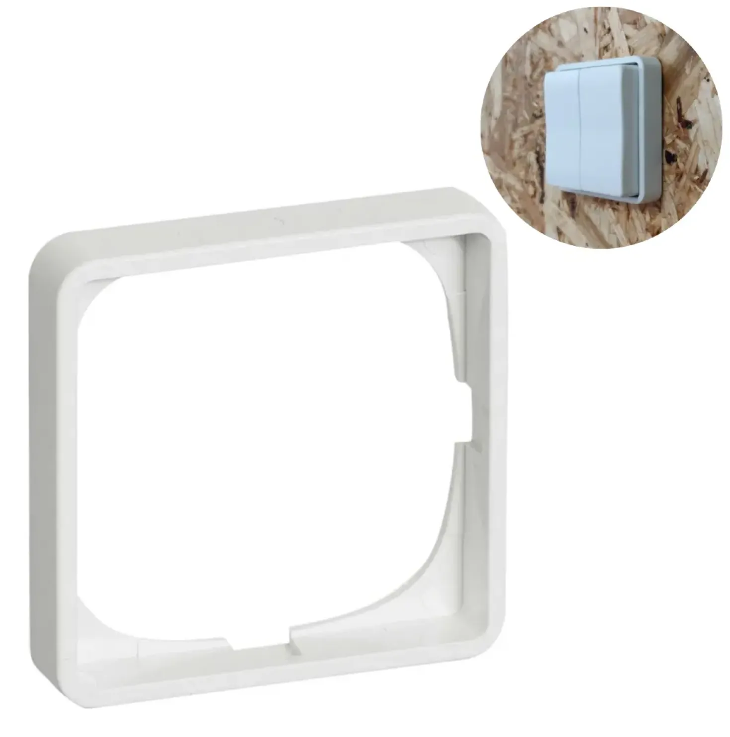 LK Fuga Ramme Baseline 50 | 1 Modul | Hvid