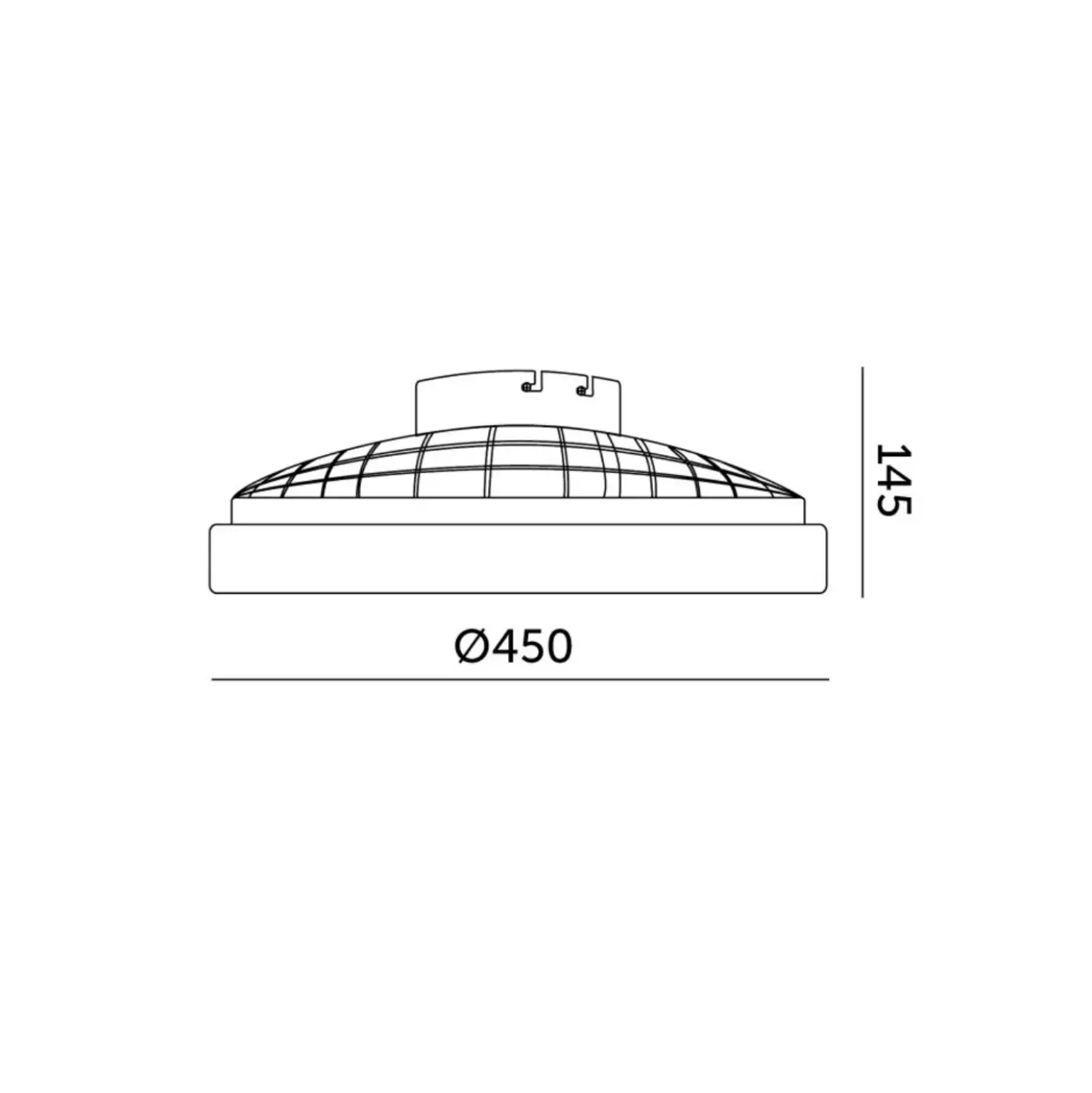 Loftlampe med Ventilator | 3CCT | 1550lm | 24W+15W | VENTELUX | Hvid