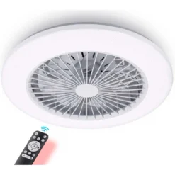 Loftventilator Med Lys | 2-Pak | 63W | CCT 3000-6500K | Ø485 | Fjernbetjening