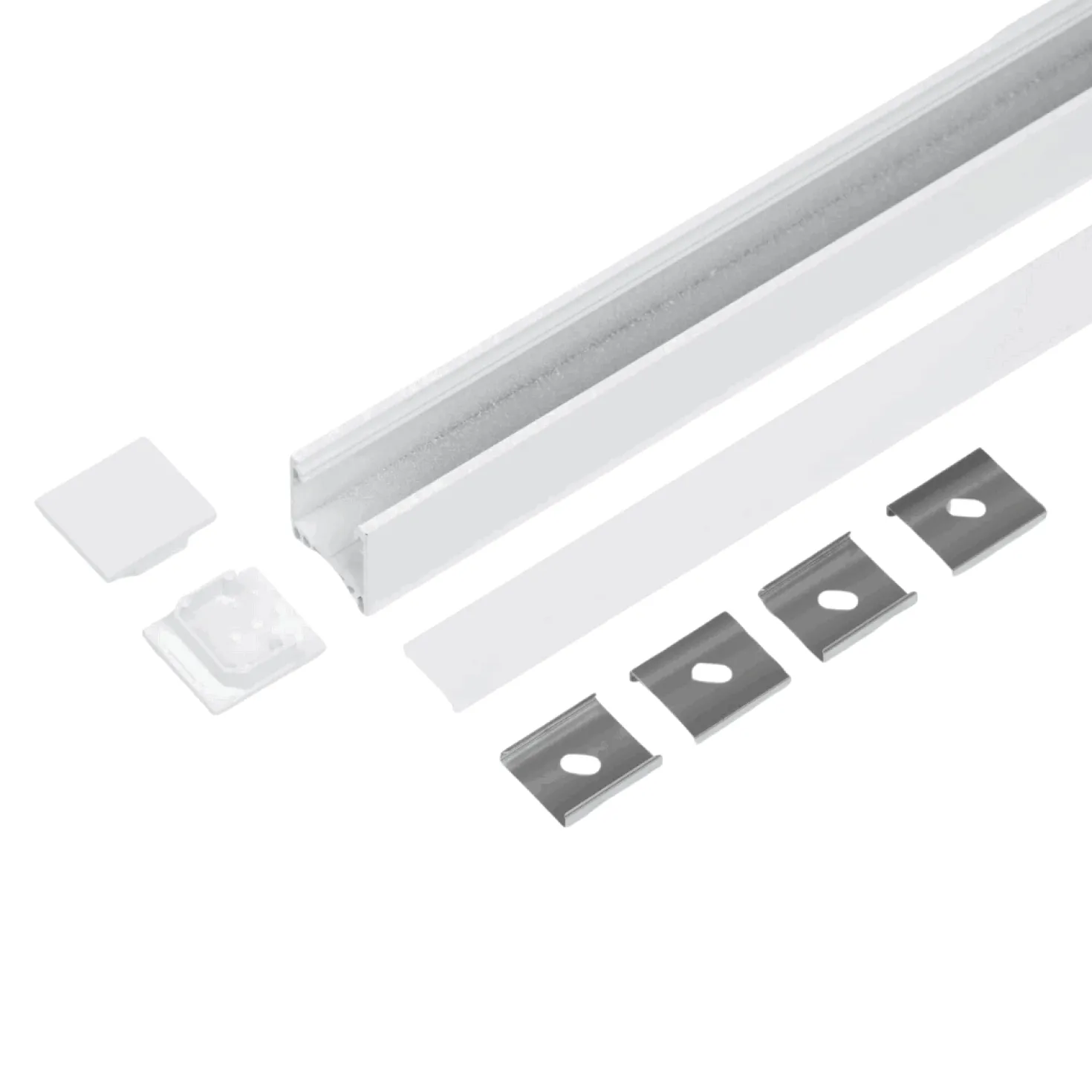 Lyskinne til Troldtekt COB | 6m Sæt | 24v LED | Hvid | 3000K