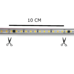 Lysskinne til Troldtekt 230V | 10m Sæt | Sort | LED | 3000K