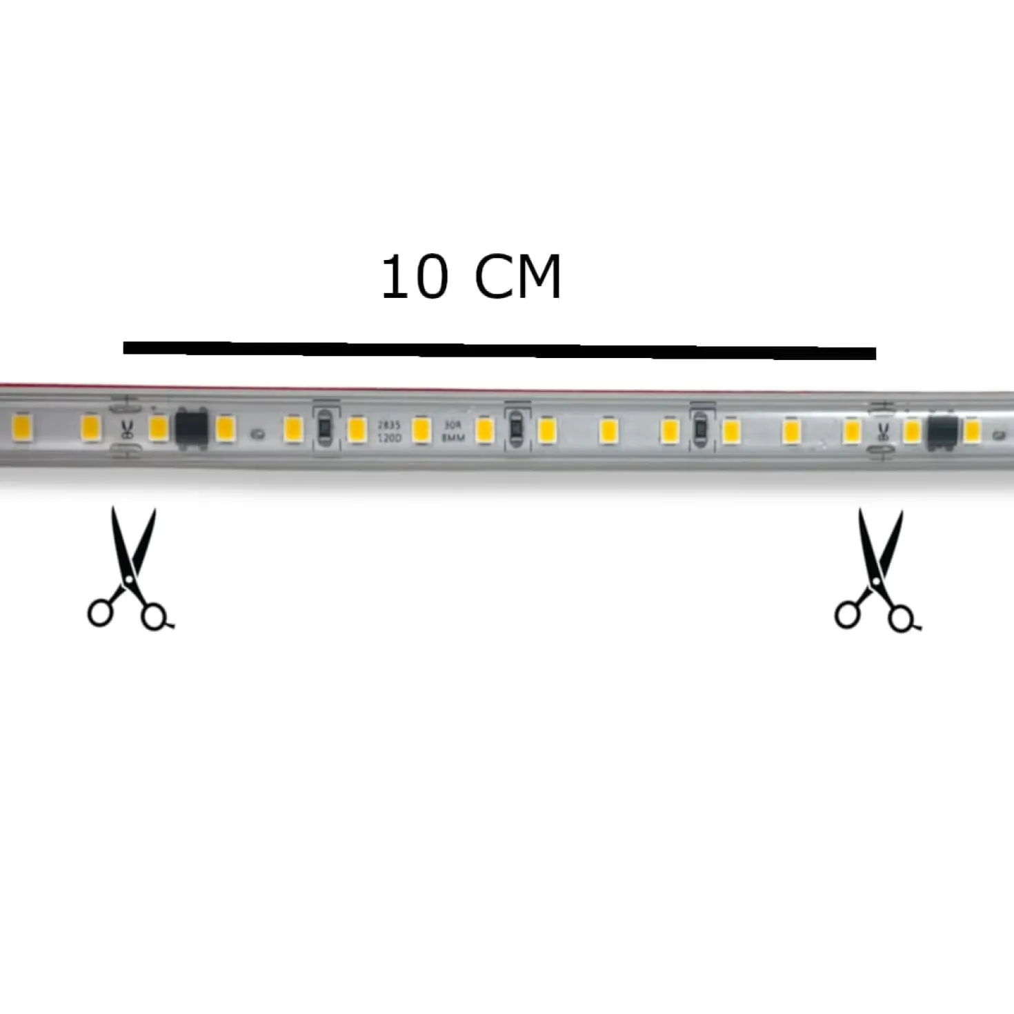 Lysskinne til Troldtekt 230V | 10m Sæt | Sort | LED | 3000K