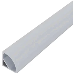 1m Alu hjørneprofil med U-formet diffuser | Op til 10mm LED Strip