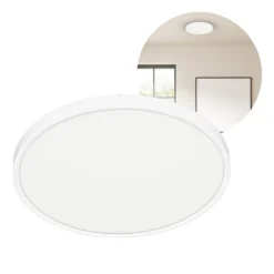 MAQ Plafond Lampe | Slim | Ø400mm | CCT | 3400lm | 32W | Hvid