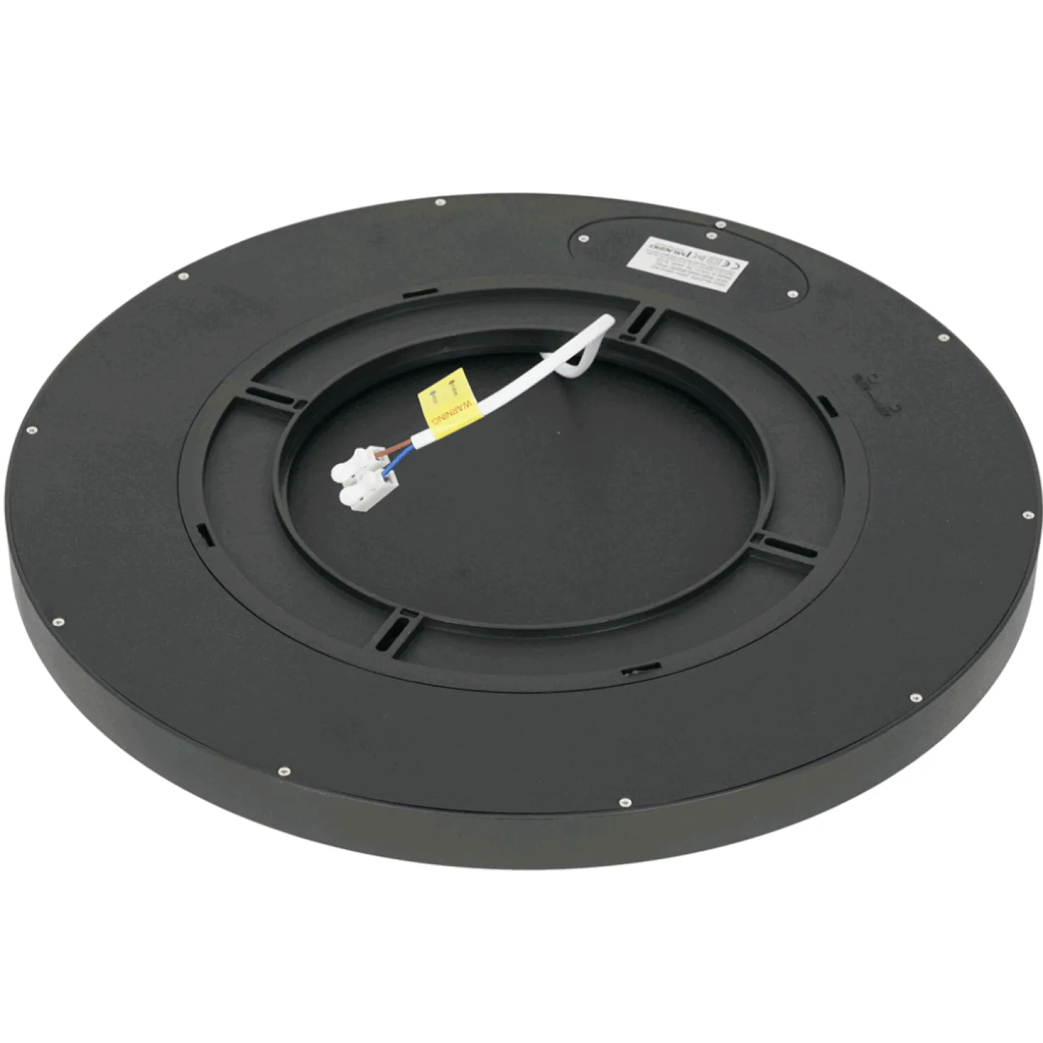 MAQ Plafond Lampe | Slim | Ø500mm | CCT | 4300lm | 40W | Sort