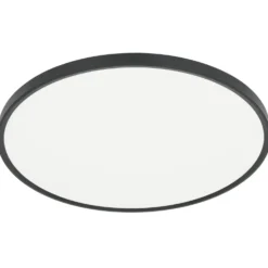 MAQ Plafond Lampe | Slim | Ø600mm | CCT | 5400lm | 50W | Sort