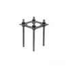 Mast til Gadelampe | Lygtepæl | 4m | Ø60mm | BASE SG | Sort
