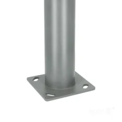 Mast til gadelampe | Lygtepæl | 3m | Ø60mm | BASE SV |Grå