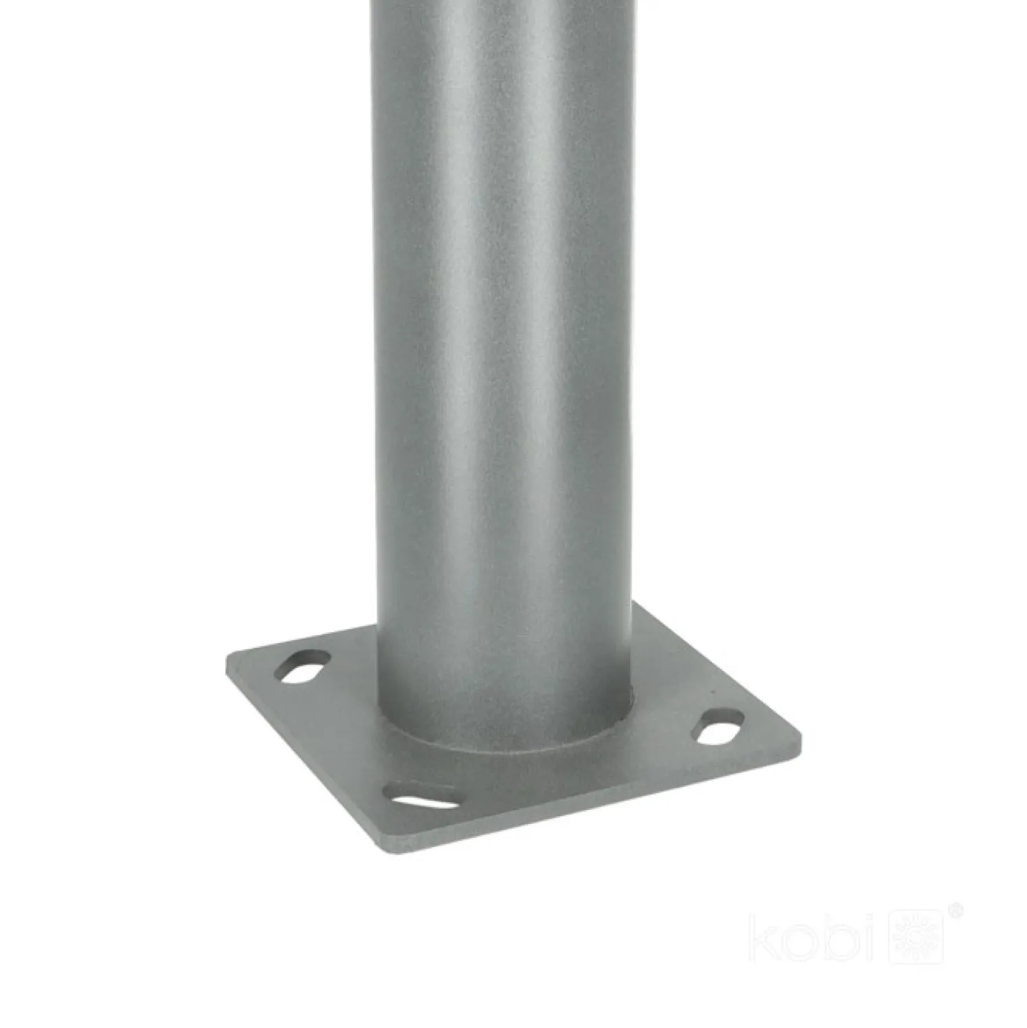 Mast til gadelampe | Lygtepæl | 3m | Ø60mm | BASE SV |Grå
