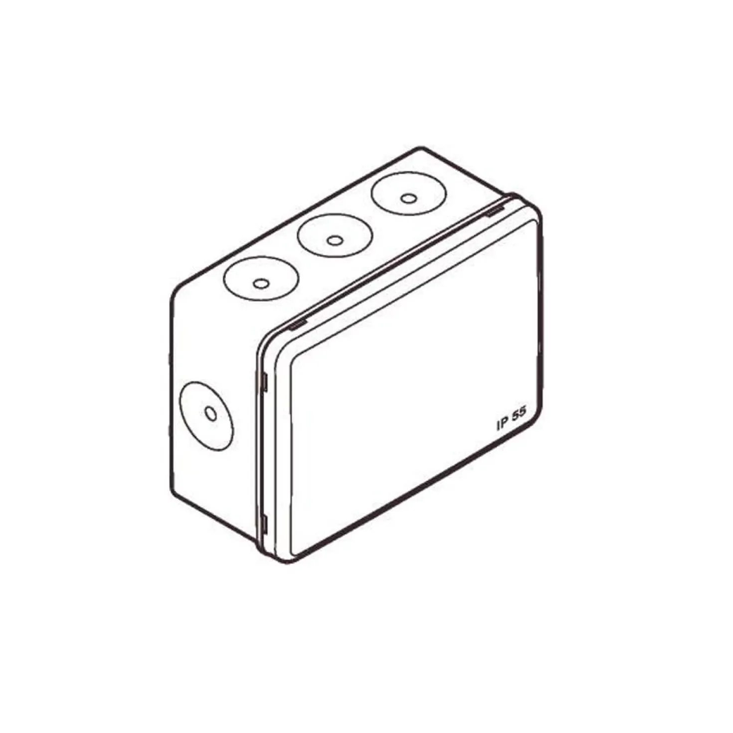 Membrandåse / Forgreningsdåse Udendørs - IP55 - 73x101mm